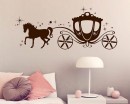 Fairytale Horse and Carriage Decal